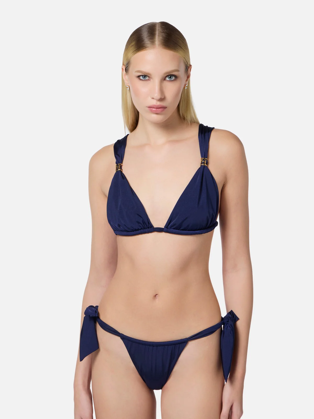 ELISABETTA FRANCHI Costume da bagno Donna  CS66B51E2-DC8 Blu - Image 3