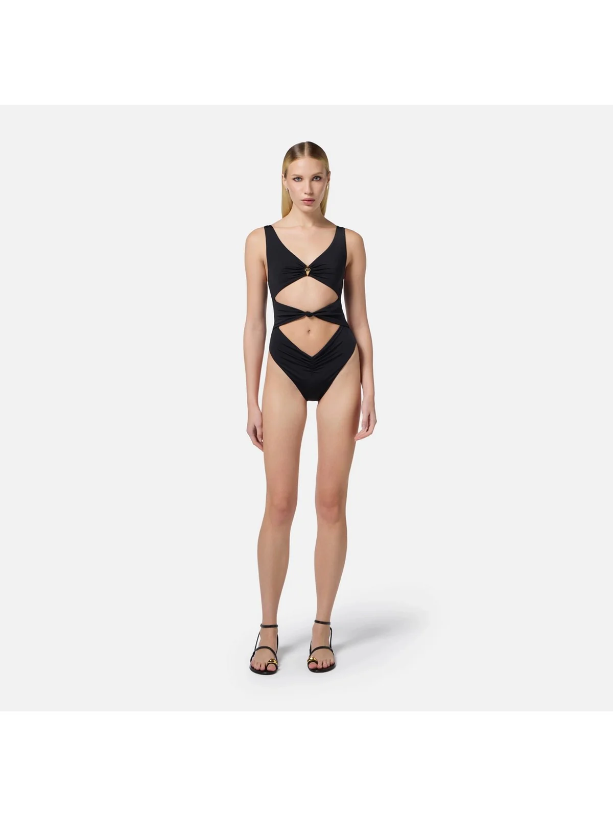 ELISABETTA FRANCHI Costume da bagno Donna  CS73B51E2-110 Nero - Image 2