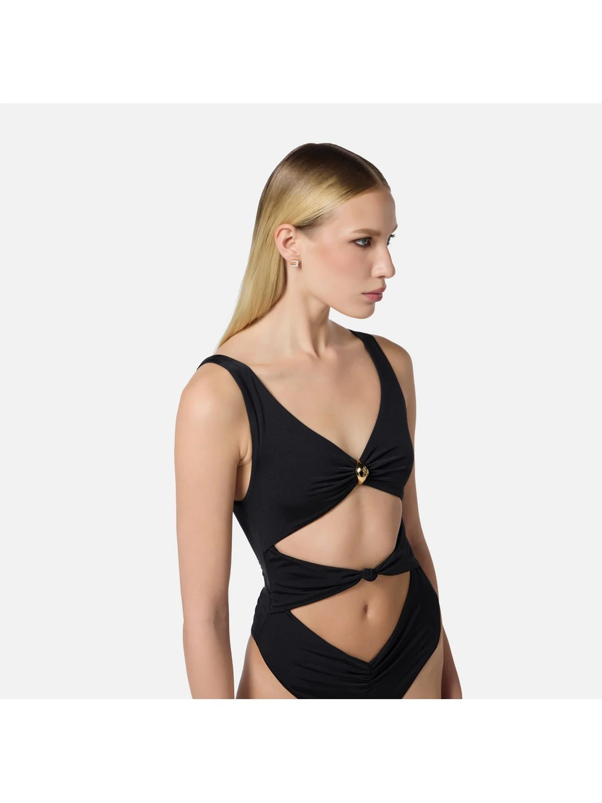 ELISABETTA FRANCHI Costume da bagno Donna  CS73B51E2-110 Nero - Image 3