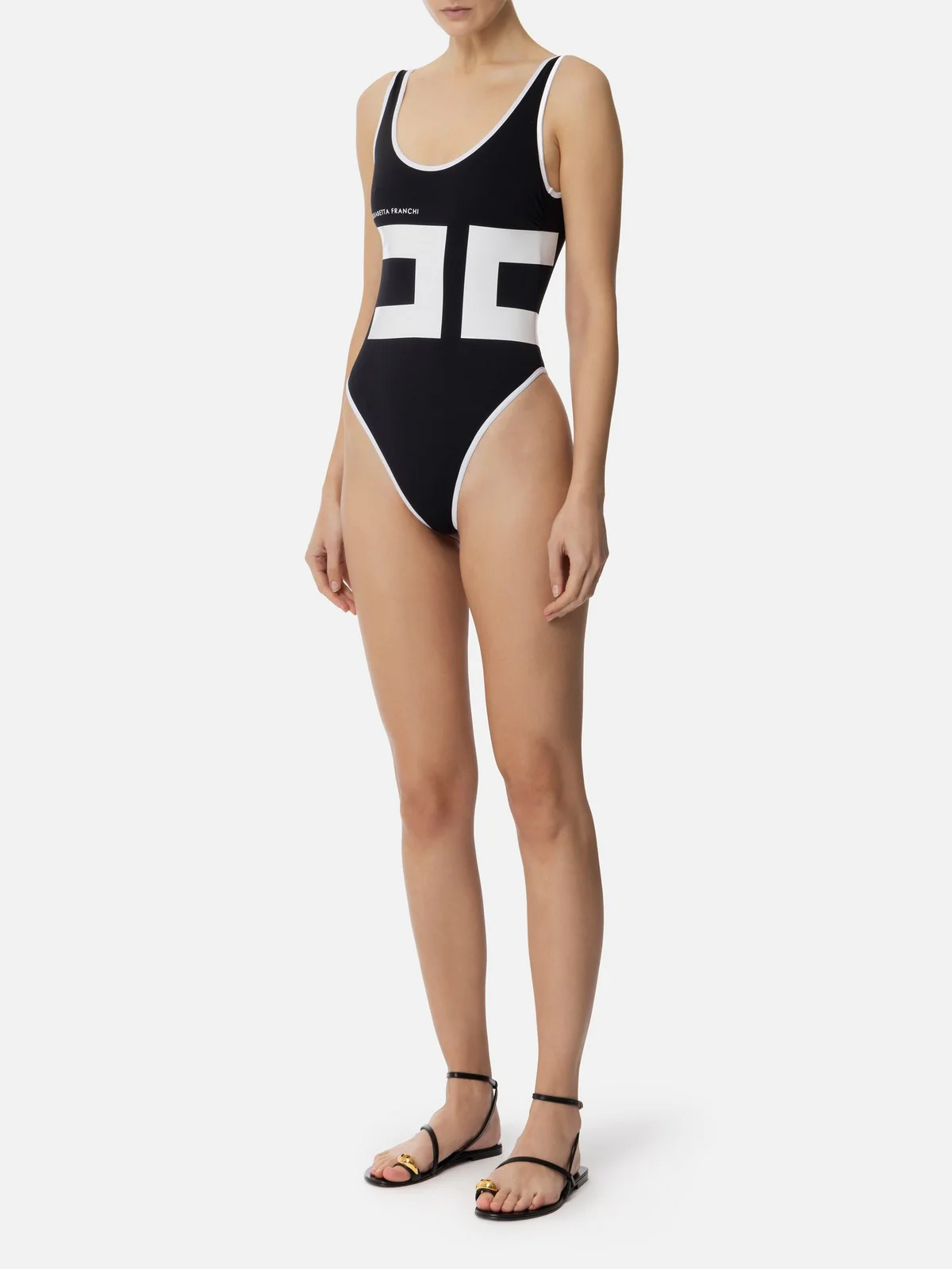 ELISABETTA FRANCHI Costume da bagno Donna  CS75M52E2-314 Nero - Image 2