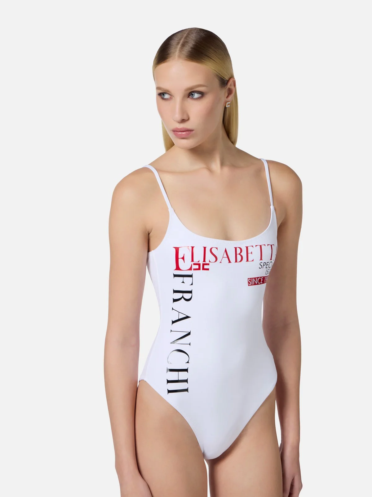 ELISABETTA FRANCHI Costume da bagno Donna CS76M52E2-DU4 Avorio - Image 3