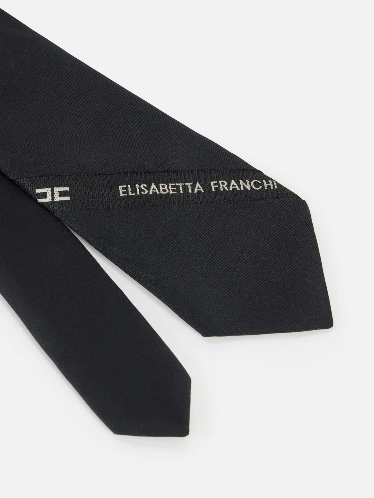 ELISABETTA FRANCHI Cravatta Donna CR12L57E2 110 Nero - Image 3