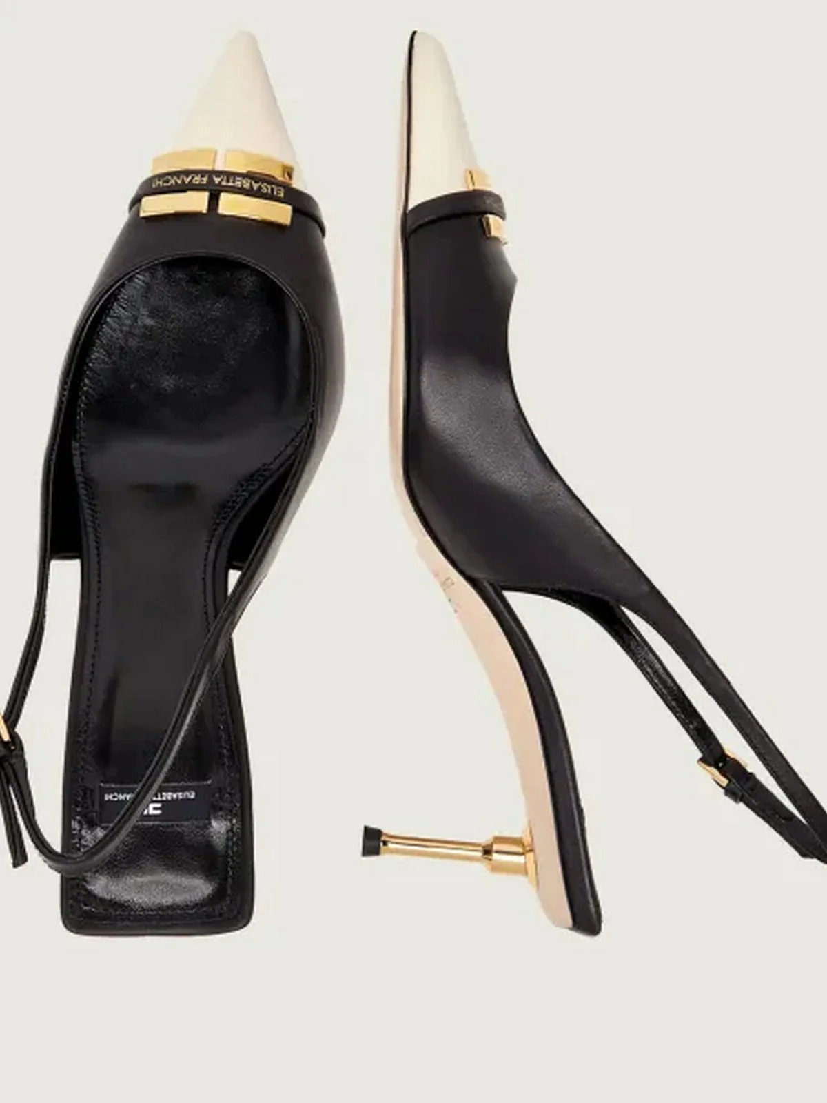 ELISABETTA FRANCHI Décolleté Donna SA57L61E2 685 NERO/BURRO - Image 3
