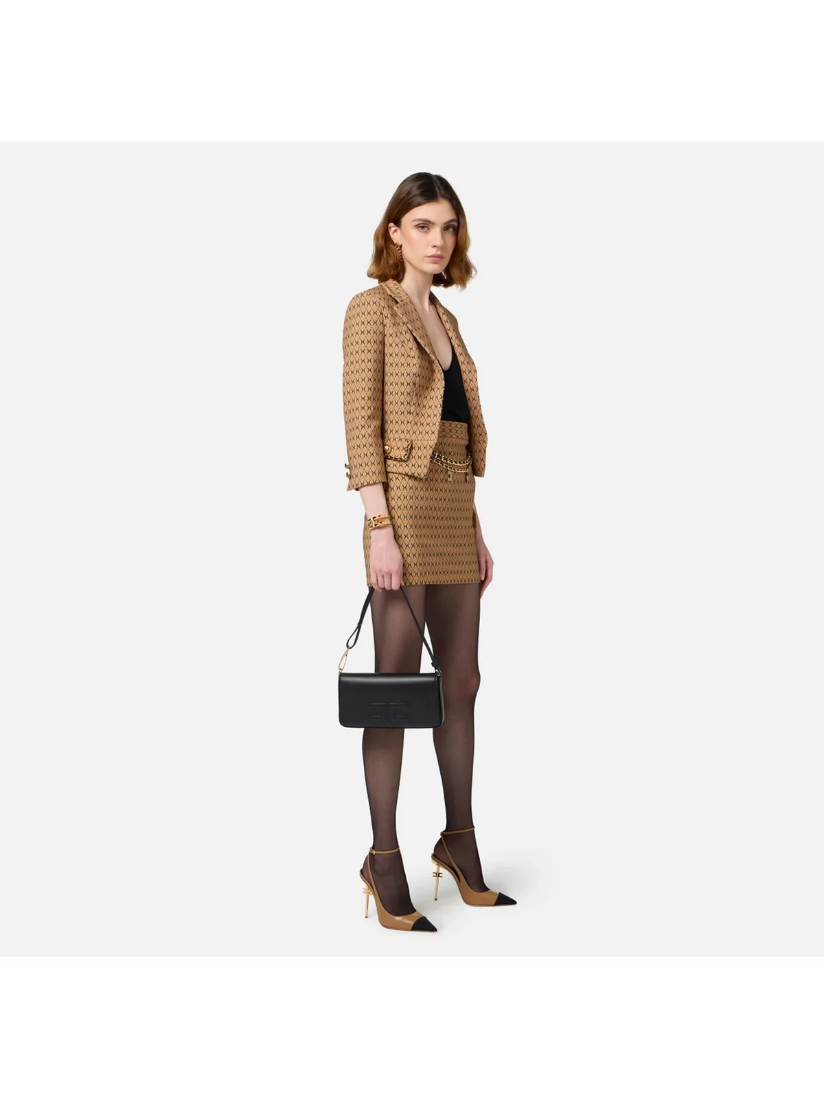 ELISABETTA FRANCHI  Donna  BS82N47E2 110 Nero - Image 3
