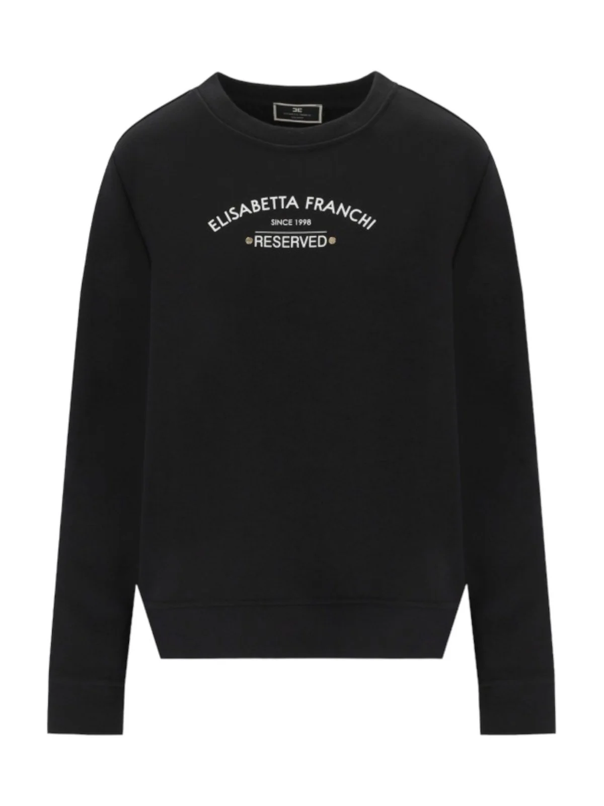 ELISABETTA FRANCHI Felpa Donna MD00241E2 110 Nero
