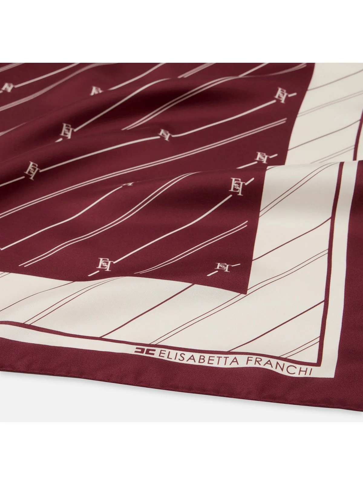 ELISABETTA FRANCHI Foulard Donna  FO01L46E2 CI8 Rosso - Image 2