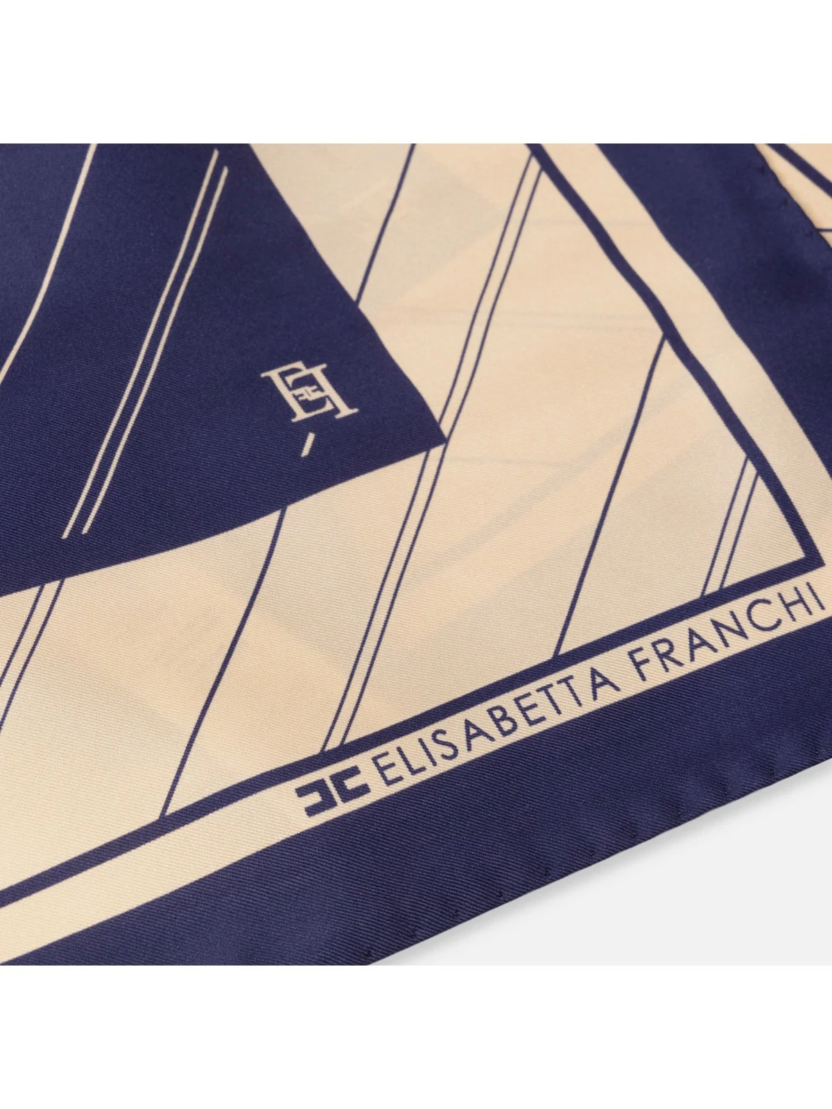 ELISABETTA FRANCHI Foulard Donna FO01L46E2 CL4 Blu - Image 3