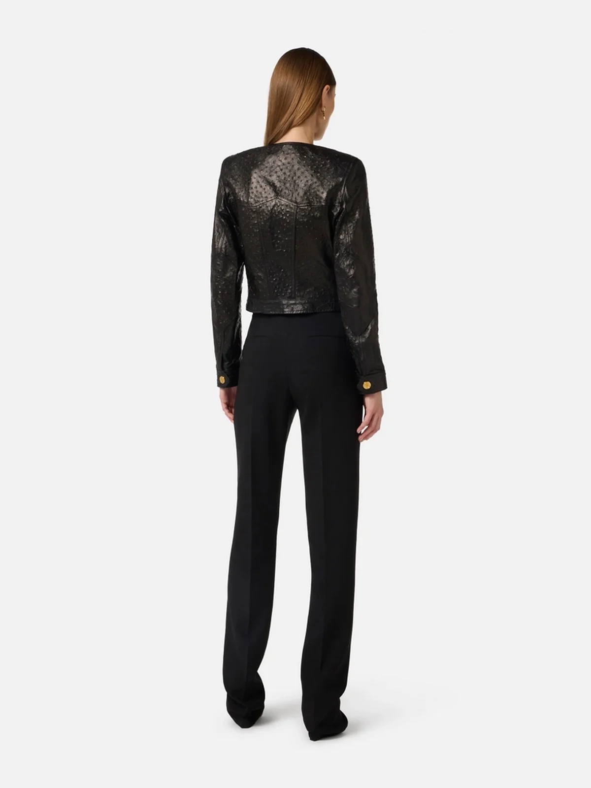 ELISABETTA FRANCHI Giacca Donna GD56Z62E2 110 Nero - Image 2