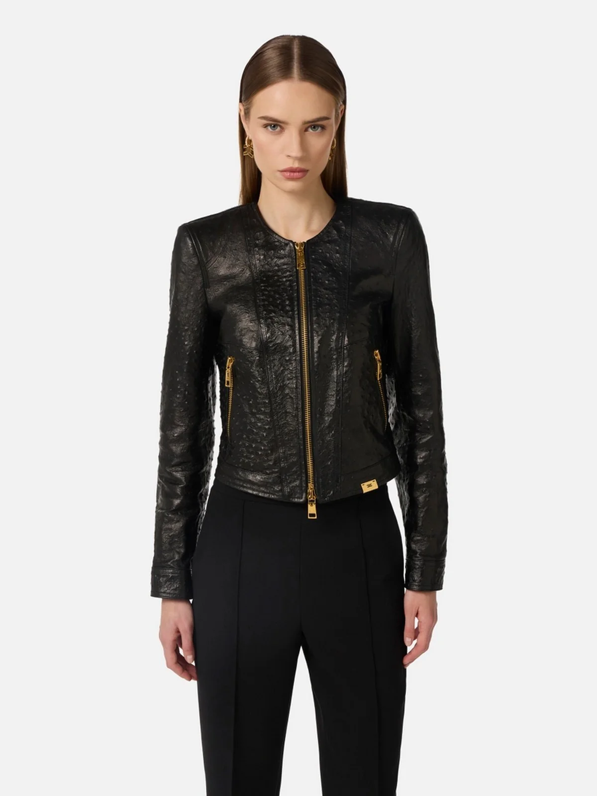 ELISABETTA FRANCHI Giacca Donna GD56Z62E2 110 Nero - Image 4