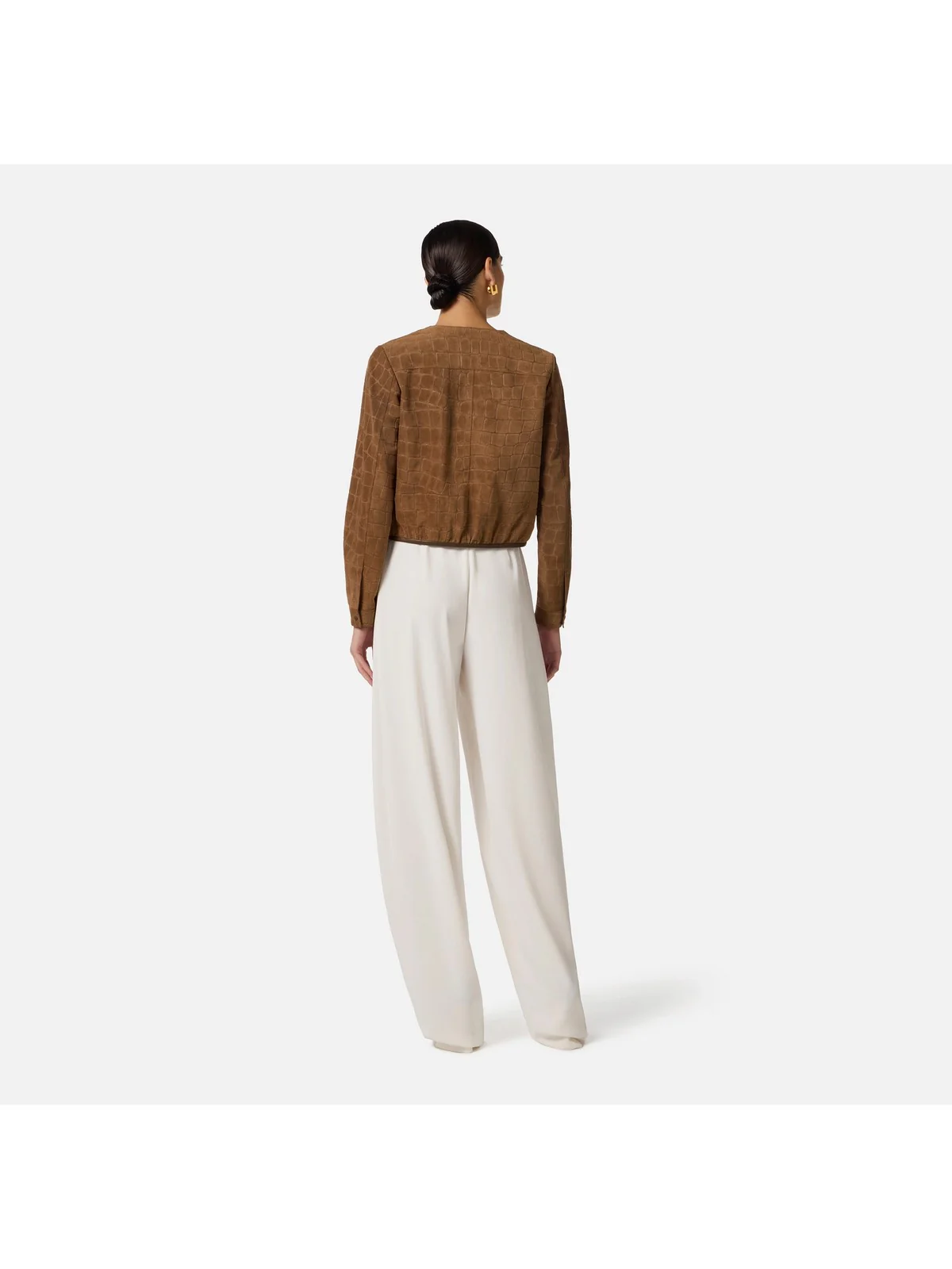 ELISABETTA FRANCHI Giacca Donna  GD58G61E2 229 ARGILLA - Image 4
