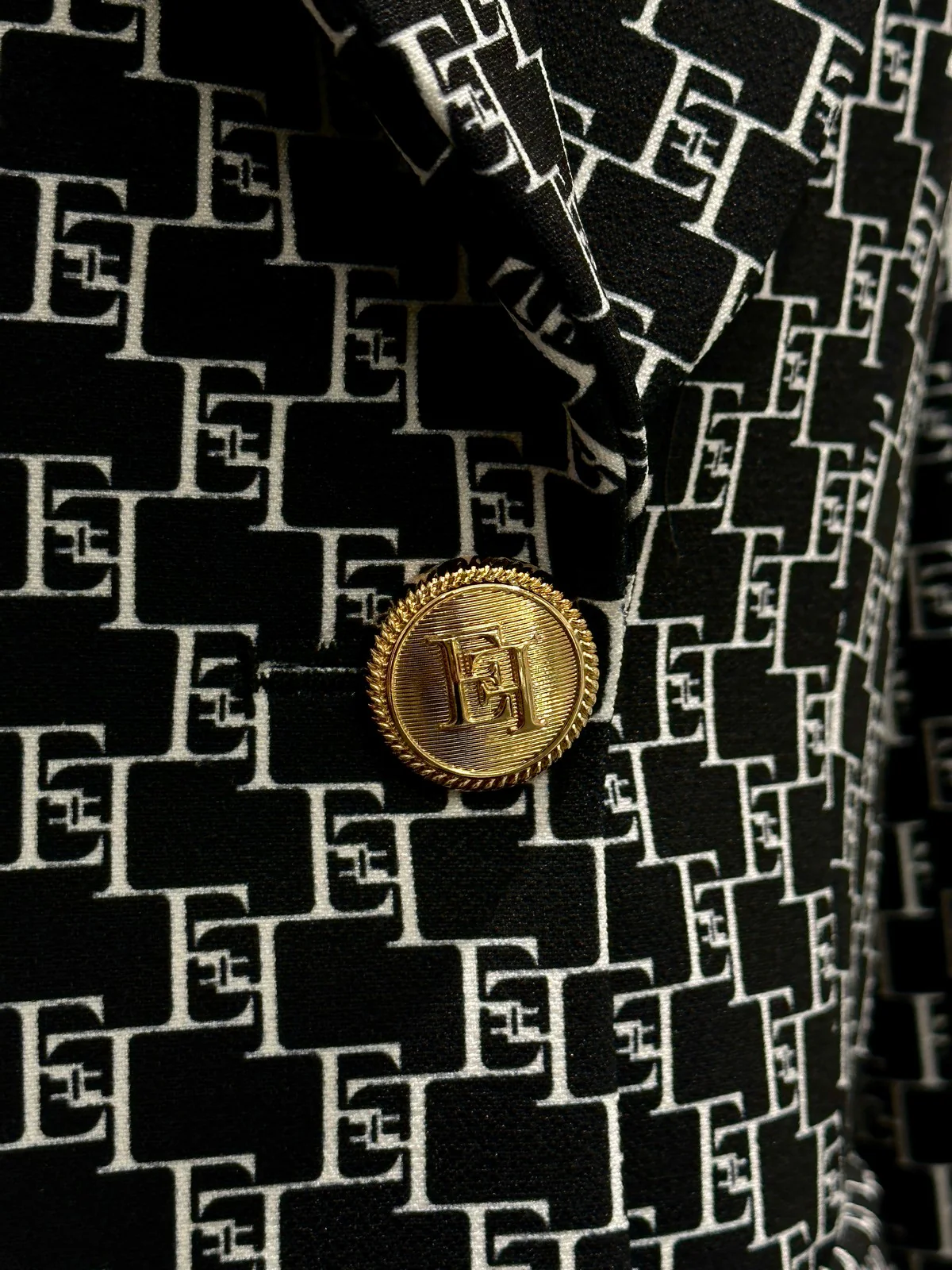 ELISABETTA FRANCHI Giacca Donna  GI06841E2 685 Nero - Image 3