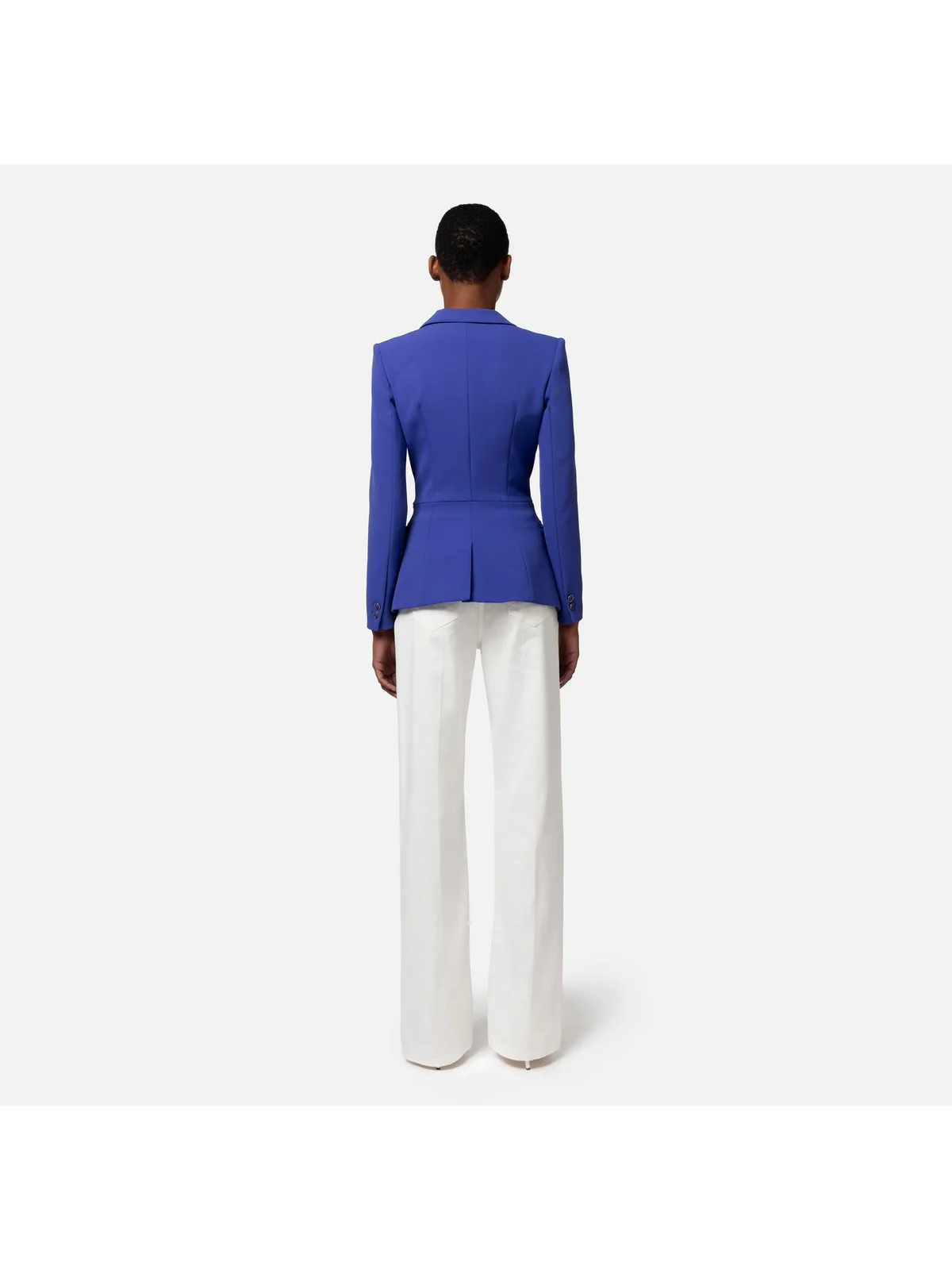 ELISABETTA FRANCHI Giacca Donna  GI07341E2 828 Blu - Image 5
