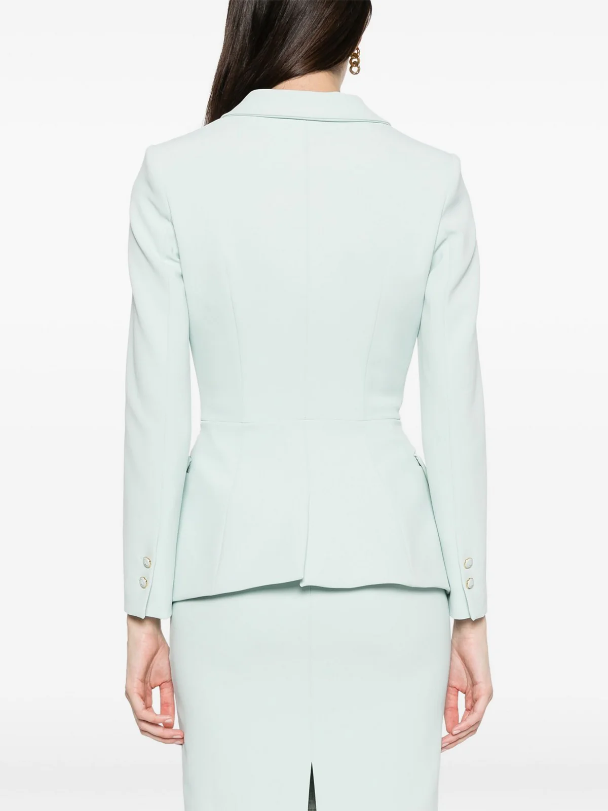 ELISABETTA FRANCHI Giacca Donna  GI07341E2 BV9 Verde - Image 4