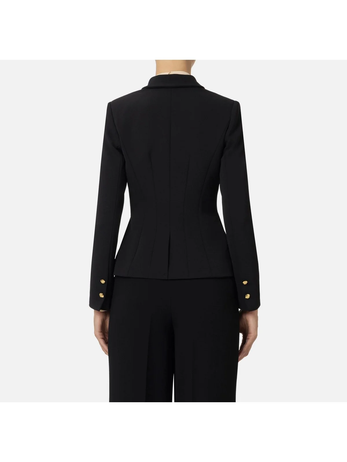 ELISABETTA FRANCHI Giacca Donna  GI09546E2 110 Nero - Image 5
