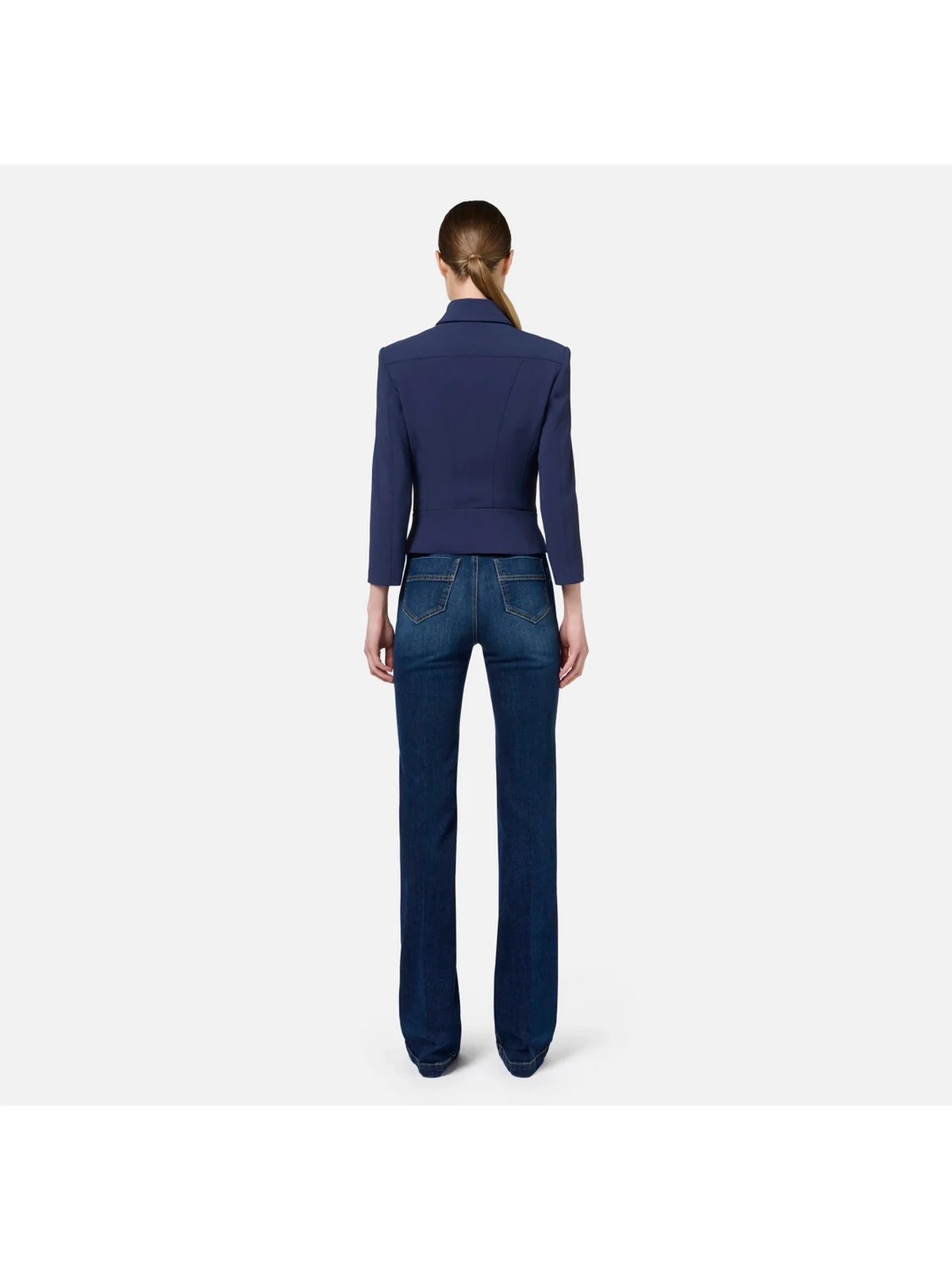 ELISABETTA FRANCHI Giacca Donna GI10046E2 B75 Blu - Image 5