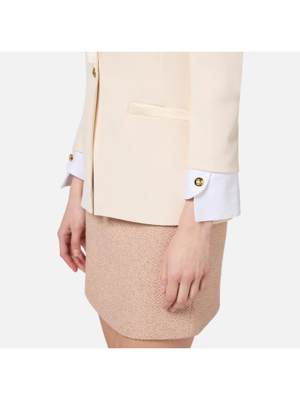 ELISABETTA FRANCHI Giacca Donna  GI11947E2 193 Bianco - Image 6