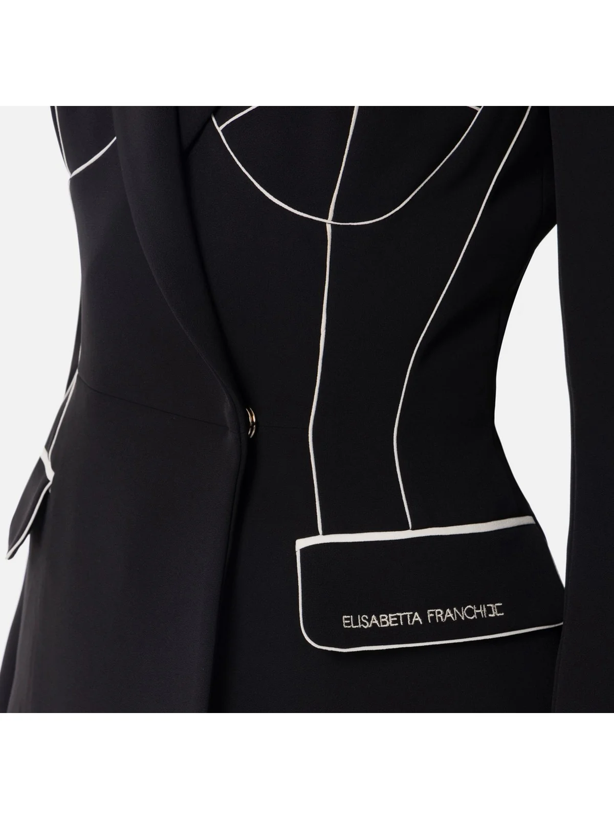 ELISABETTA FRANCHI Giacca Donna  GI12951E2-685 Nero - Image 3
