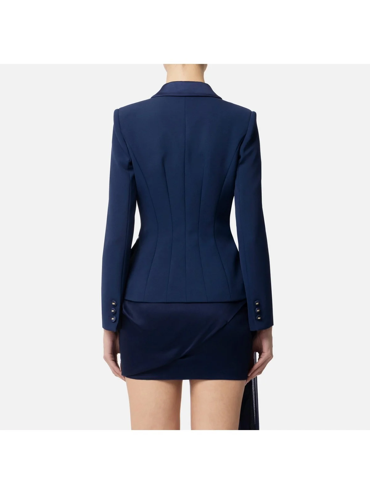 ELISABETTA FRANCHI Giacca Donna GI14251E2-DC8 Blu - Image 6