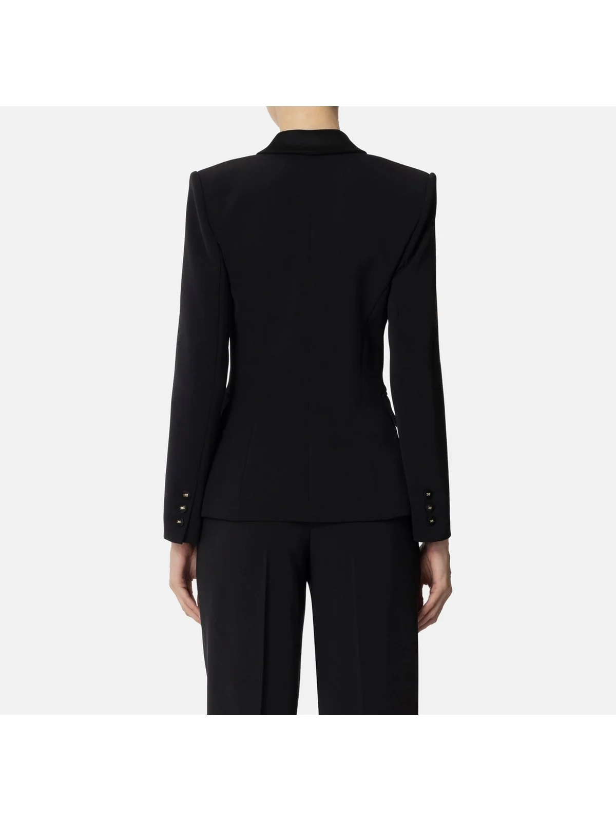 ELISABETTA FRANCHI Giacca Donna  GI14951E2-110 Nero - Image 4