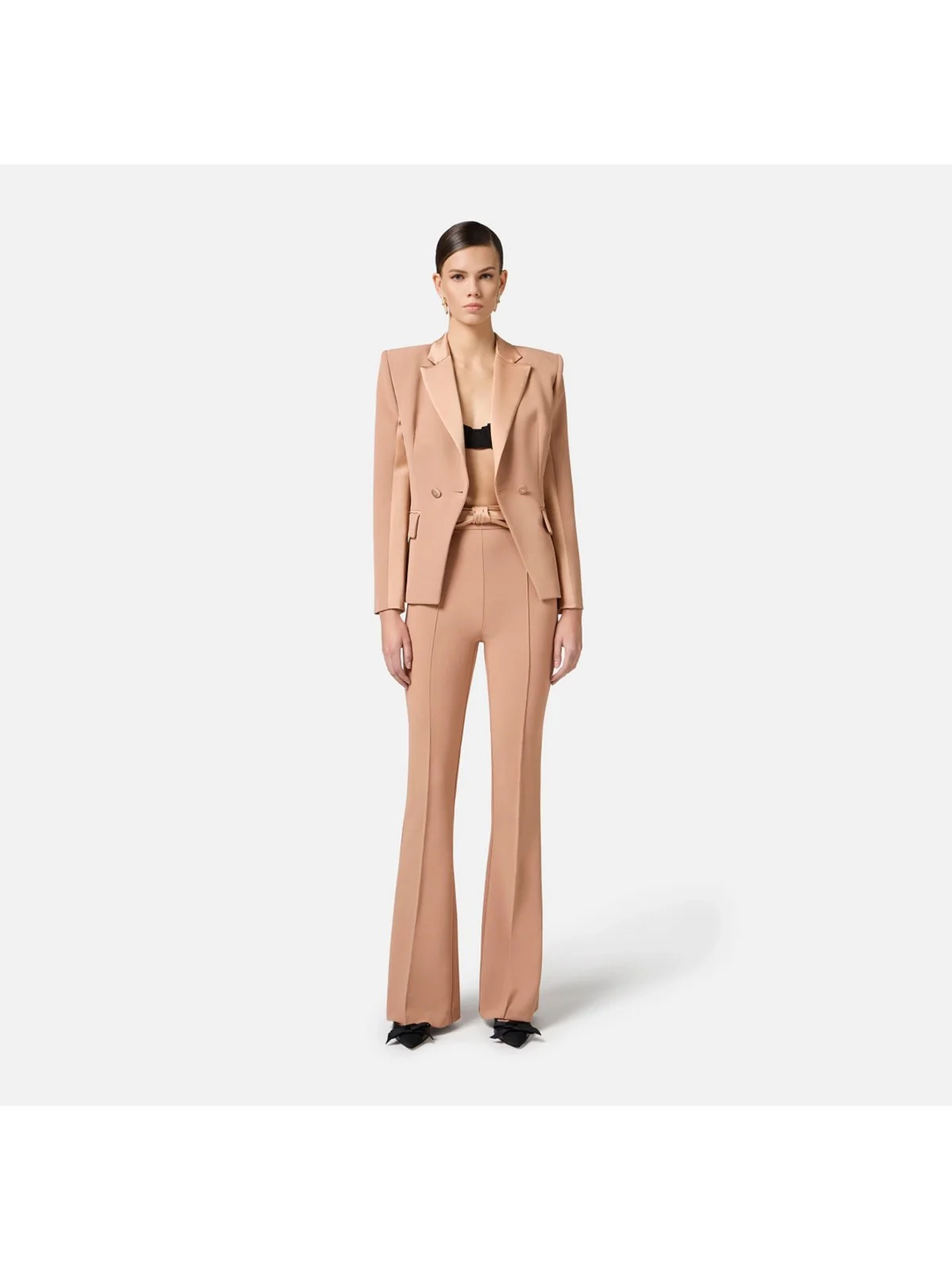 ELISABETTA FRANCHI Giacca Donna  GI14951E2-283 Beige - Image 2