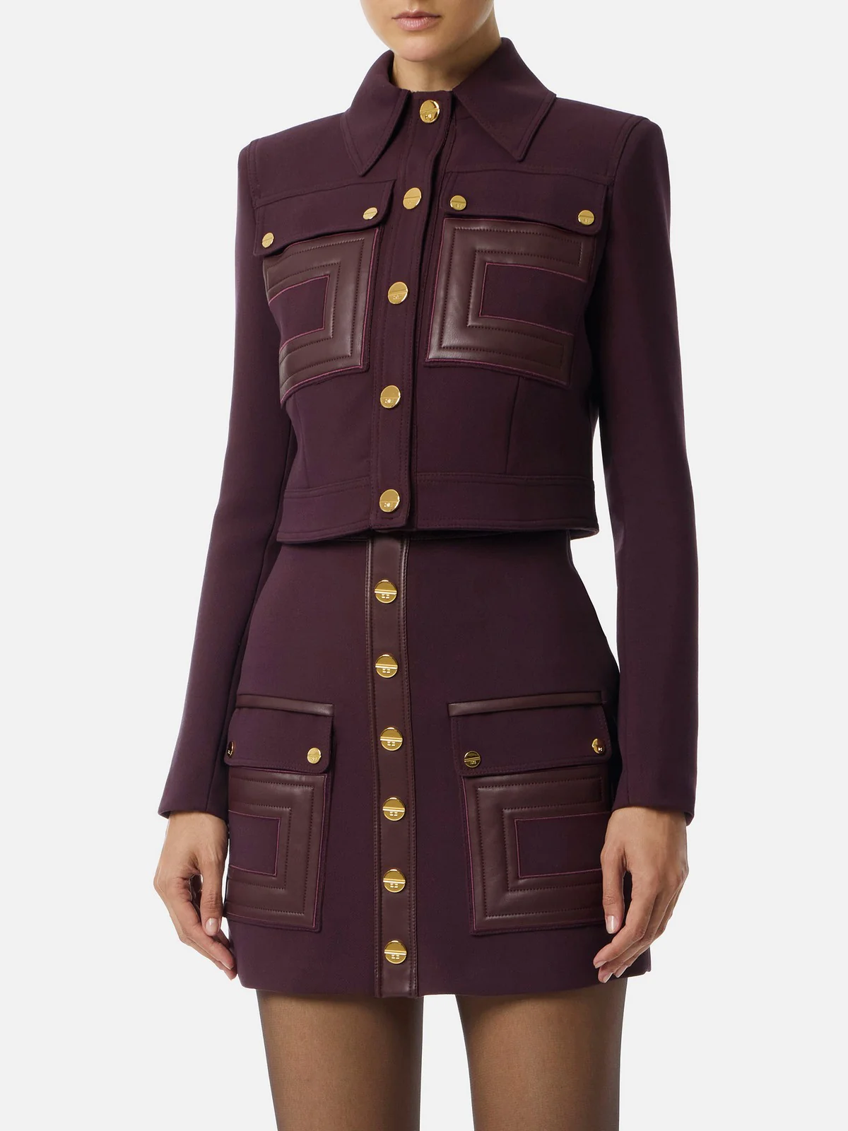 ELISABETTA FRANCHI Giacca Donna GI15957E2 EA4 MERLOT - Image 2