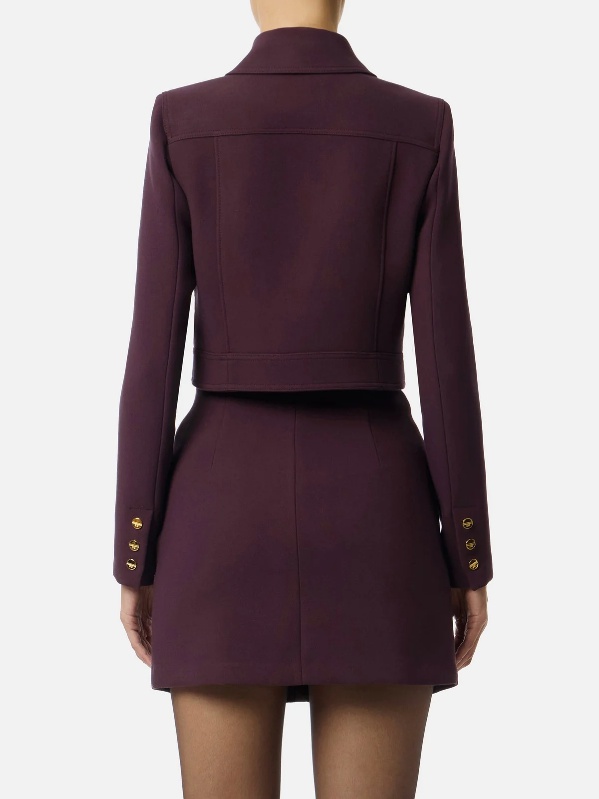 ELISABETTA FRANCHI Giacca Donna GI15957E2 EA4 MERLOT - Image 4