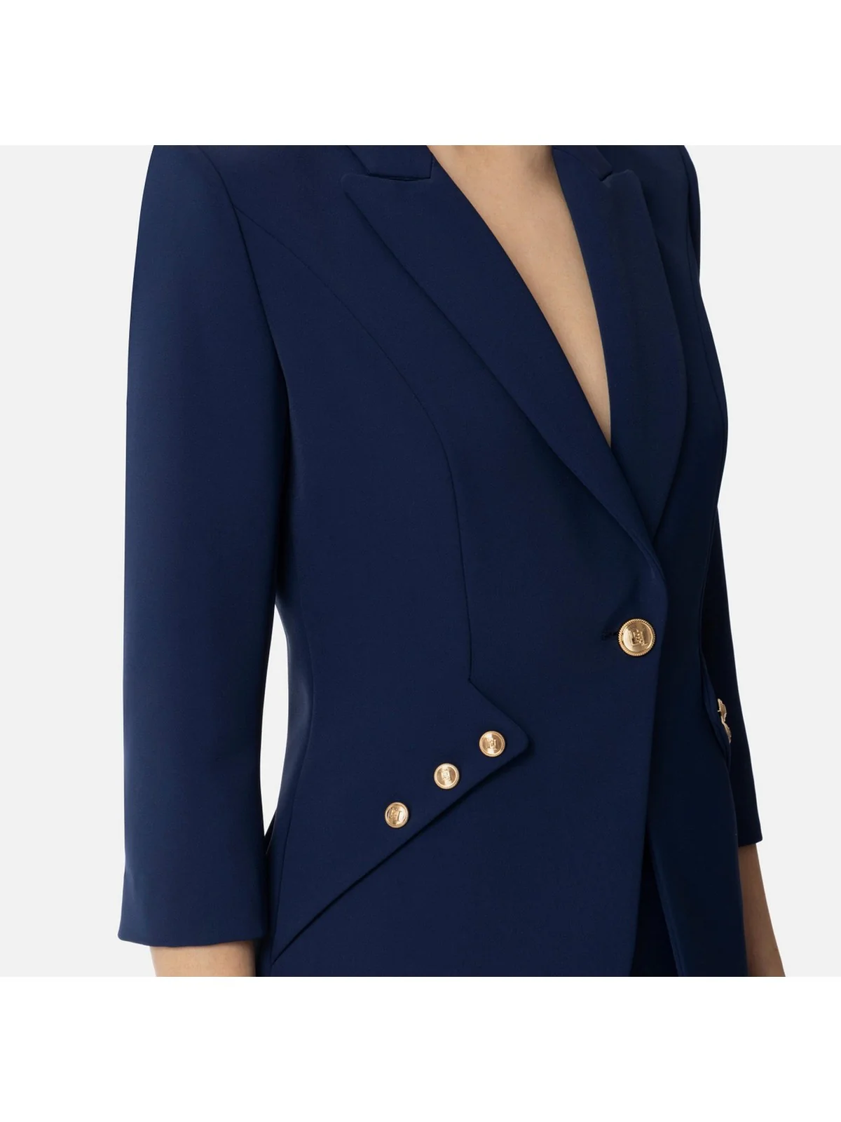 ELISABETTA FRANCHI Giacca Donna GI16452E2-DC8 Blu - Image 3