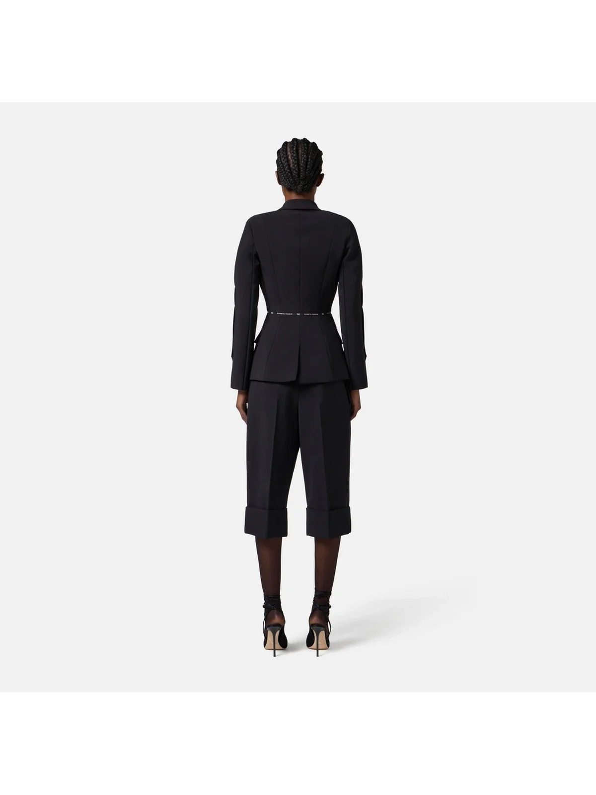 ELISABETTA FRANCHI Giacca Donna  GI17156E2 110 Nero - Image 5
