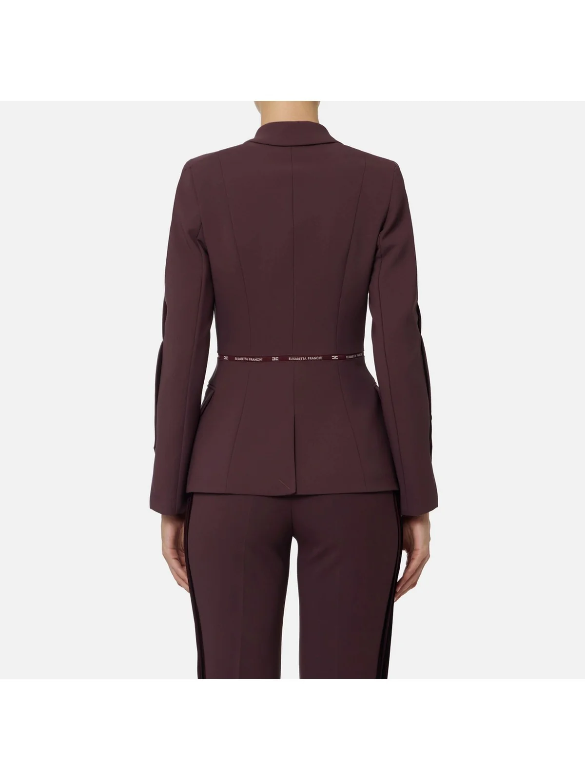 ELISABETTA FRANCHI Giacca Donna  GI17156E2 EA4 MERLOT - Image 3