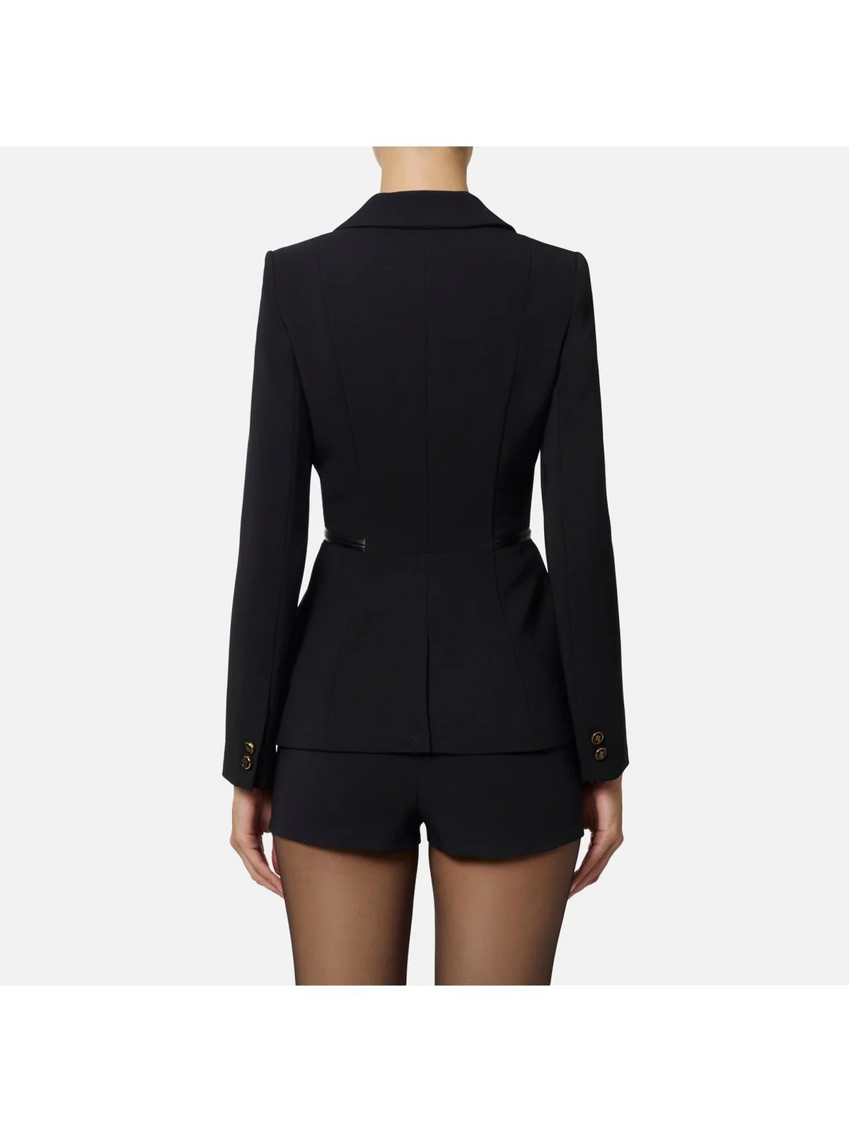ELISABETTA FRANCHI Giacca Donna  GI17256E2 110 Nero - Image 4