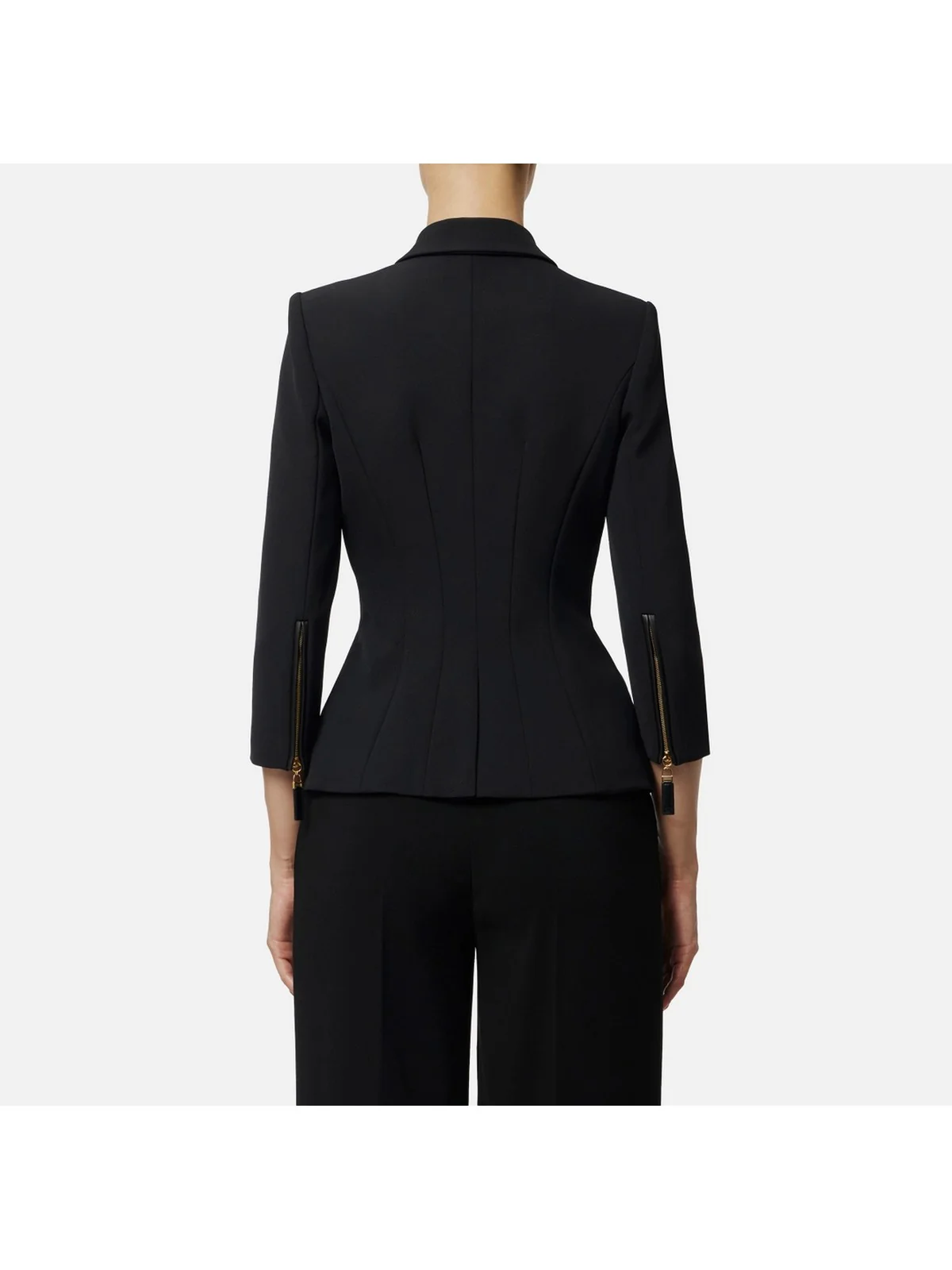ELISABETTA FRANCHI Giacca Donna  GI17456E2 110 Nero - Image 4