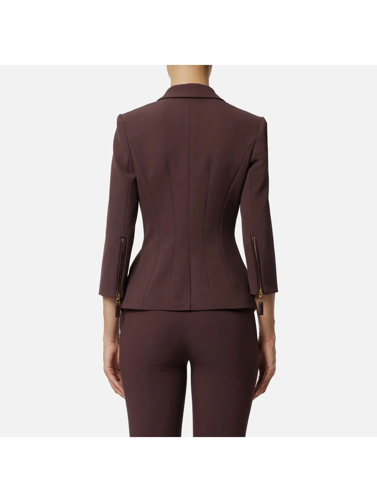 ELISABETTA FRANCHI Giacca Donna GI17456E2 EA4 MERLOT - Image 4