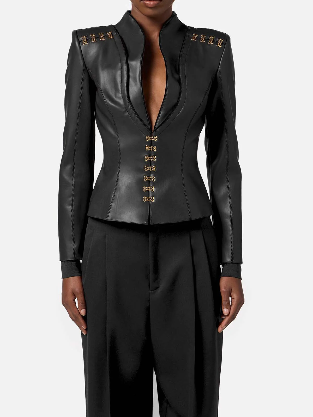 ELISABETTA FRANCHI Giacca Donna  GI18757E2 110 Nero - Image 2