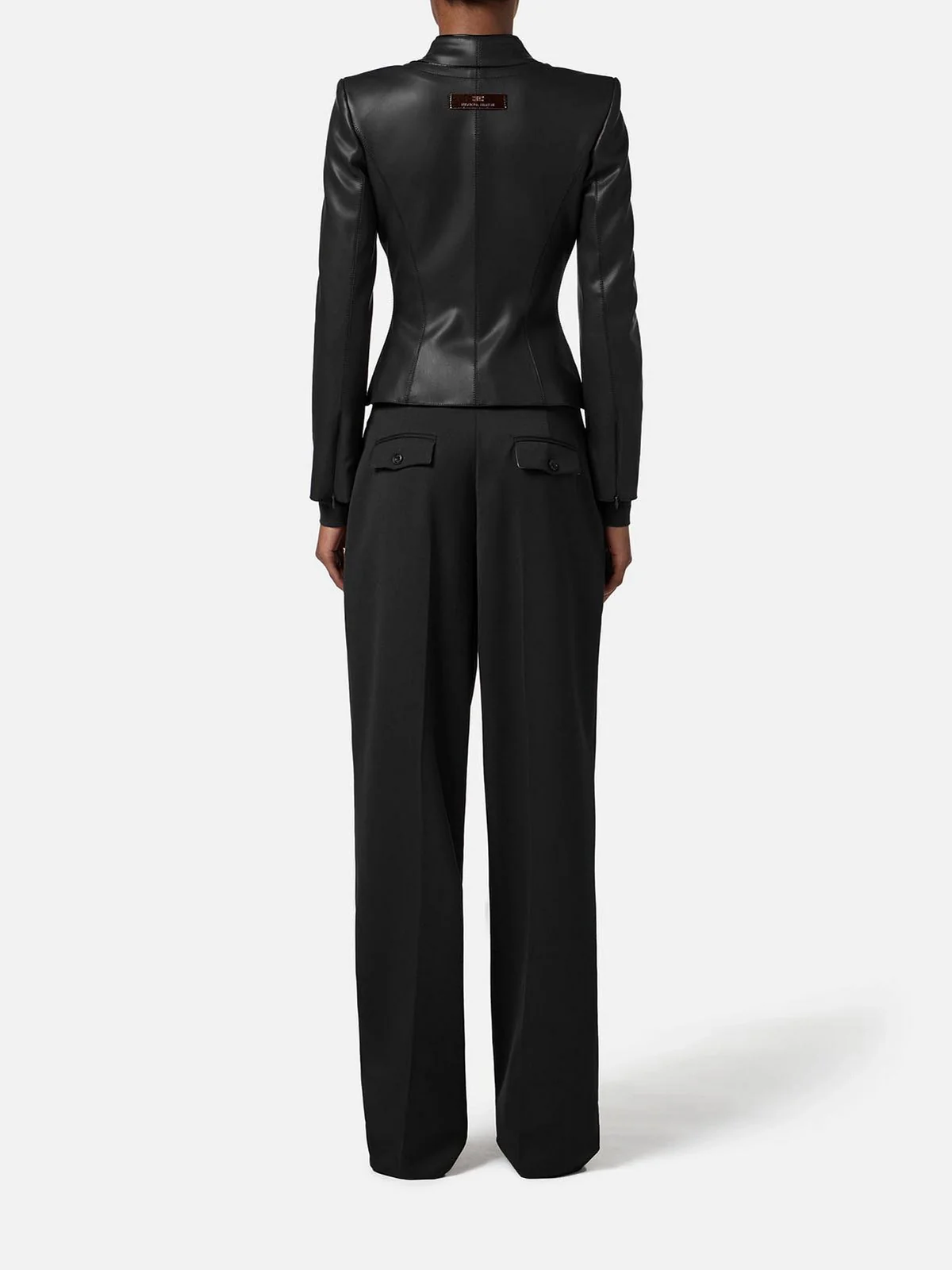 ELISABETTA FRANCHI Giacca Donna  GI18757E2 110 Nero - Image 3