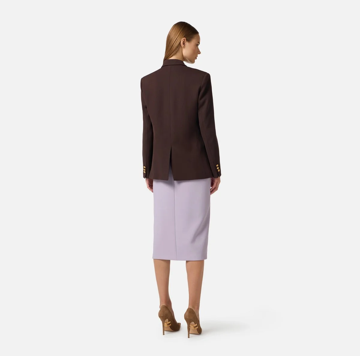 ELISABETTA FRANCHI Giacca Donna  GI20061E2 644 CACAO - Image 2