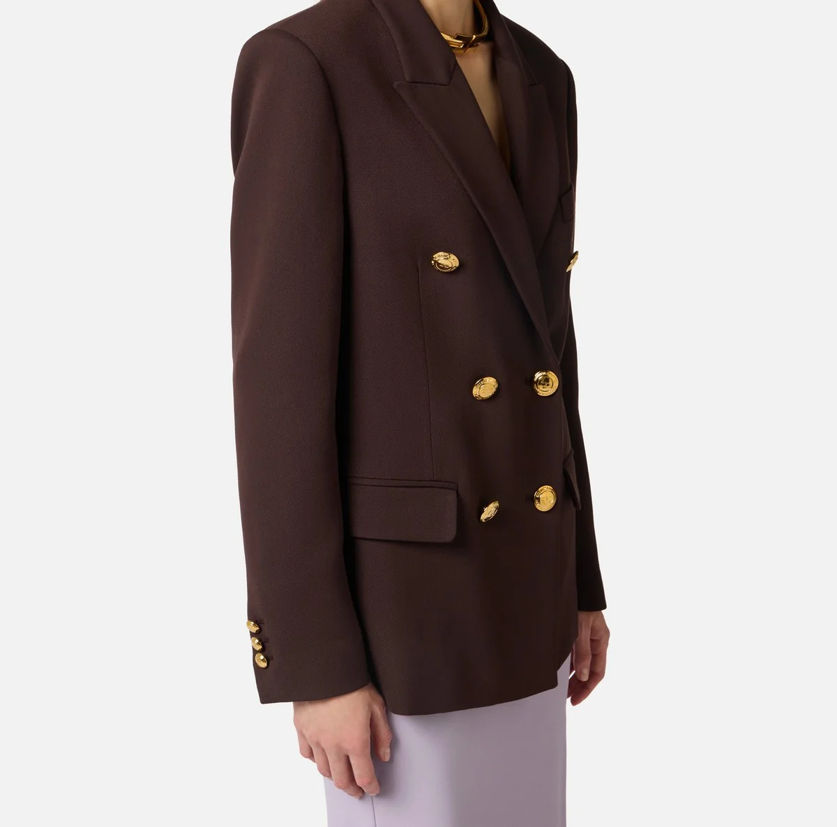 ELISABETTA FRANCHI Giacca Donna  GI20061E2 644 CACAO - Image 3