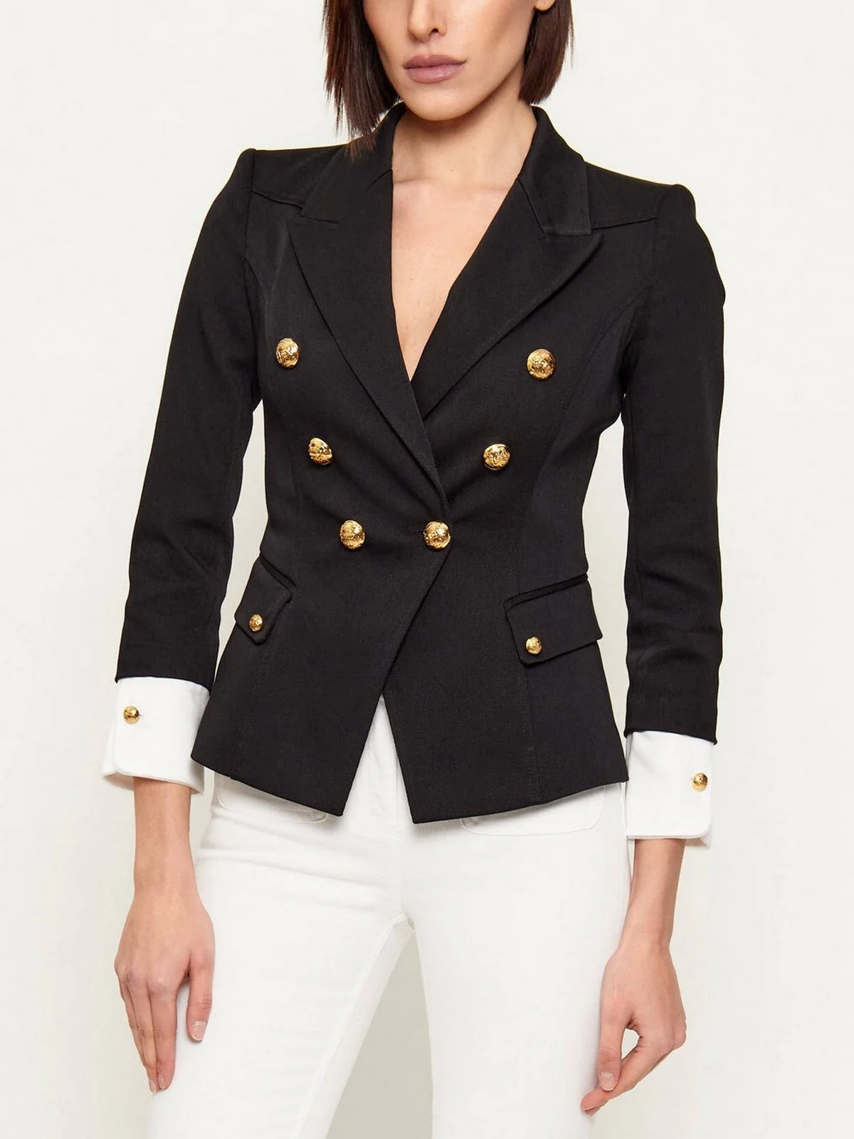 ELISABETTA FRANCHI Giacca Donna  GI21361E2 110 Nero - Image 2