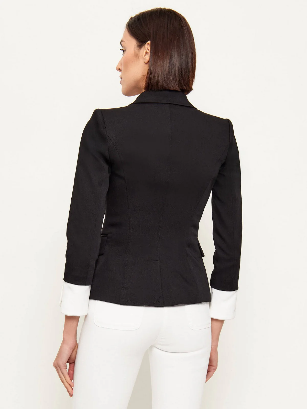 ELISABETTA FRANCHI Giacca Donna  GI21361E2 110 Nero - Image 3