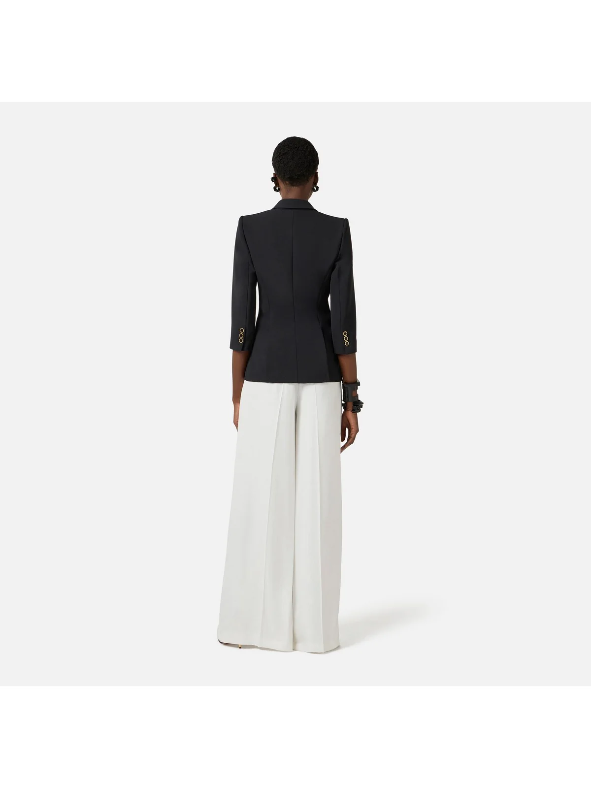 ELISABETTA FRANCHI Giacca Donna  GI21561E2 110 Nero - Image 4