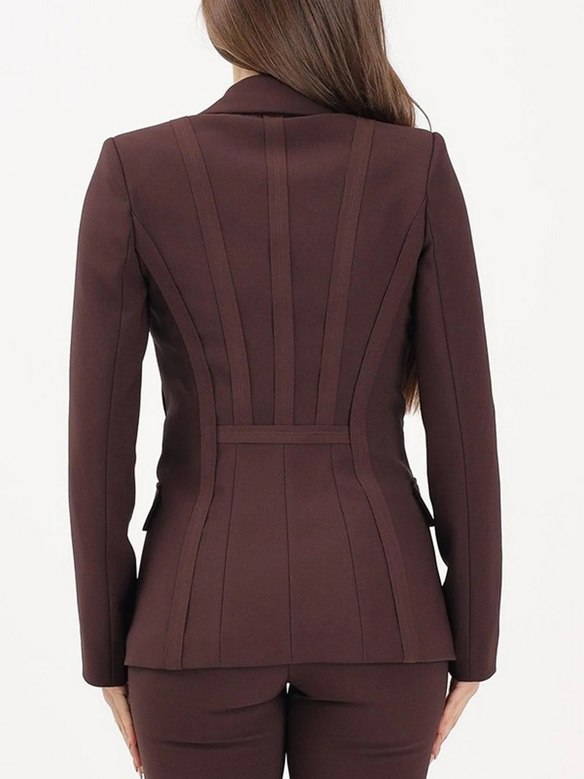 ELISABETTA FRANCHI Giacca Donna  GI21661E2 644 CACAO - Image 3