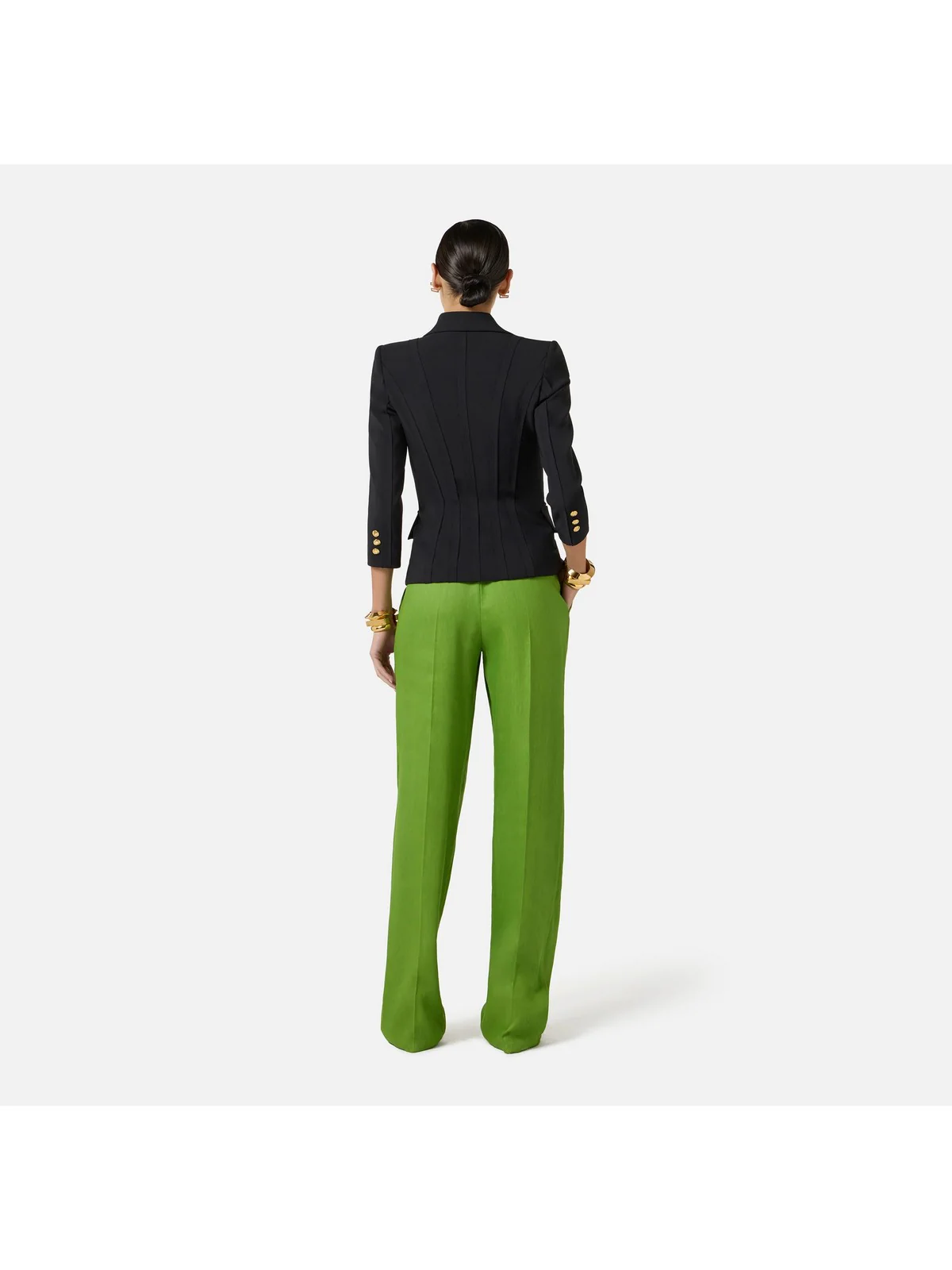 ELISABETTA FRANCHI Giacca Donna  GI21861E2 110 Nero - Image 3