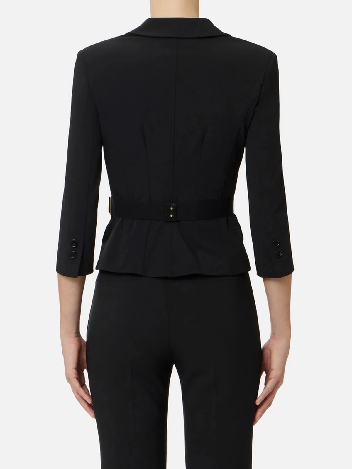 ELISABETTA FRANCHI Giacca Donna  GI22461E2 110 Nero - Image 2