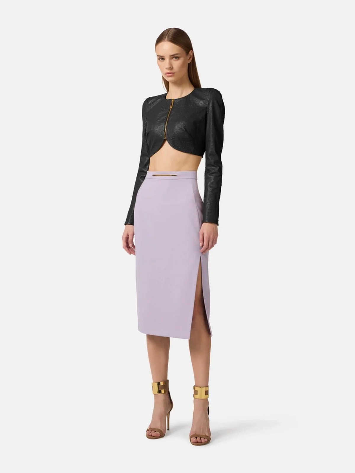 ELISABETTA FRANCHI Giacca Donna  GI24062E2 110 Nero - Image 5