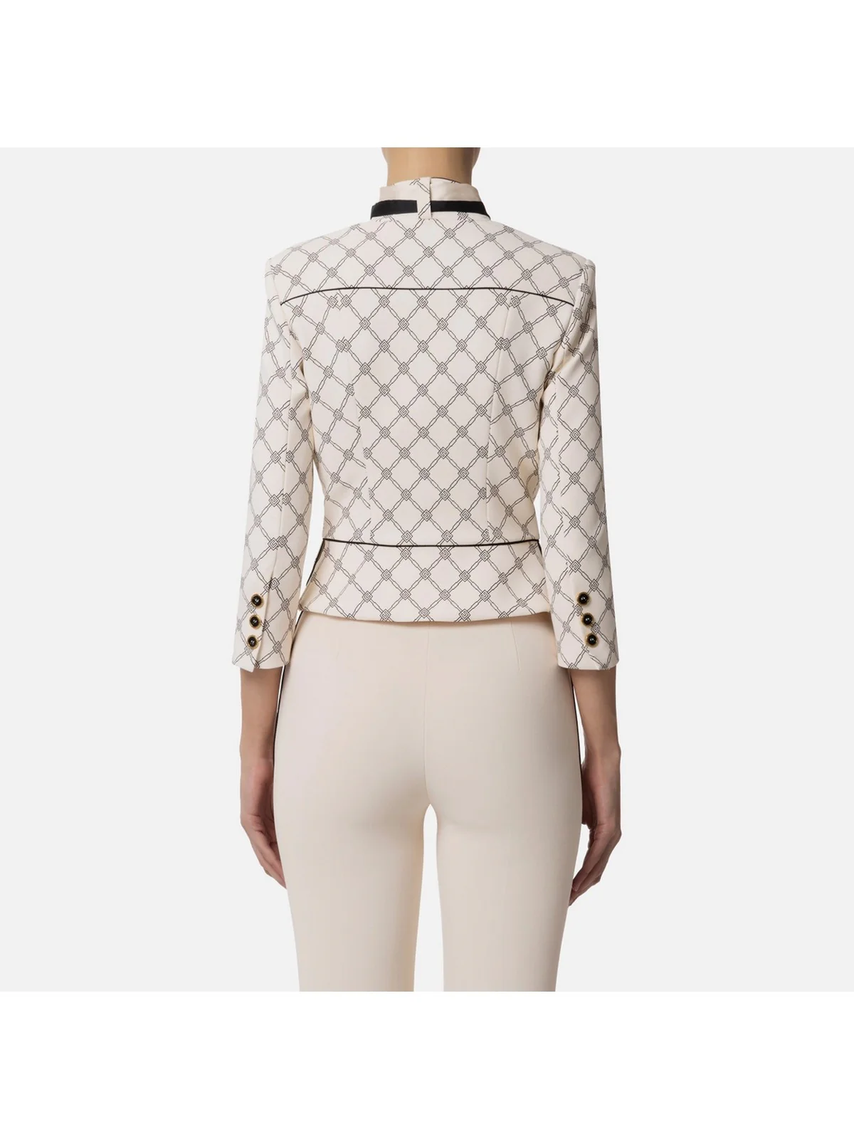 ELISABETTA FRANCHI Giacca Donna GIS5151E2-E84 Beige - Image 3