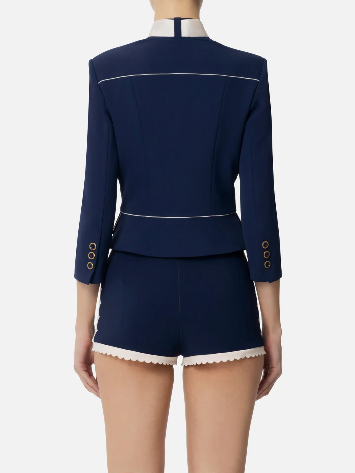 ELISABETTA FRANCHI Giacca Donna  GIT5151E2-DN9 Blu - Image 4