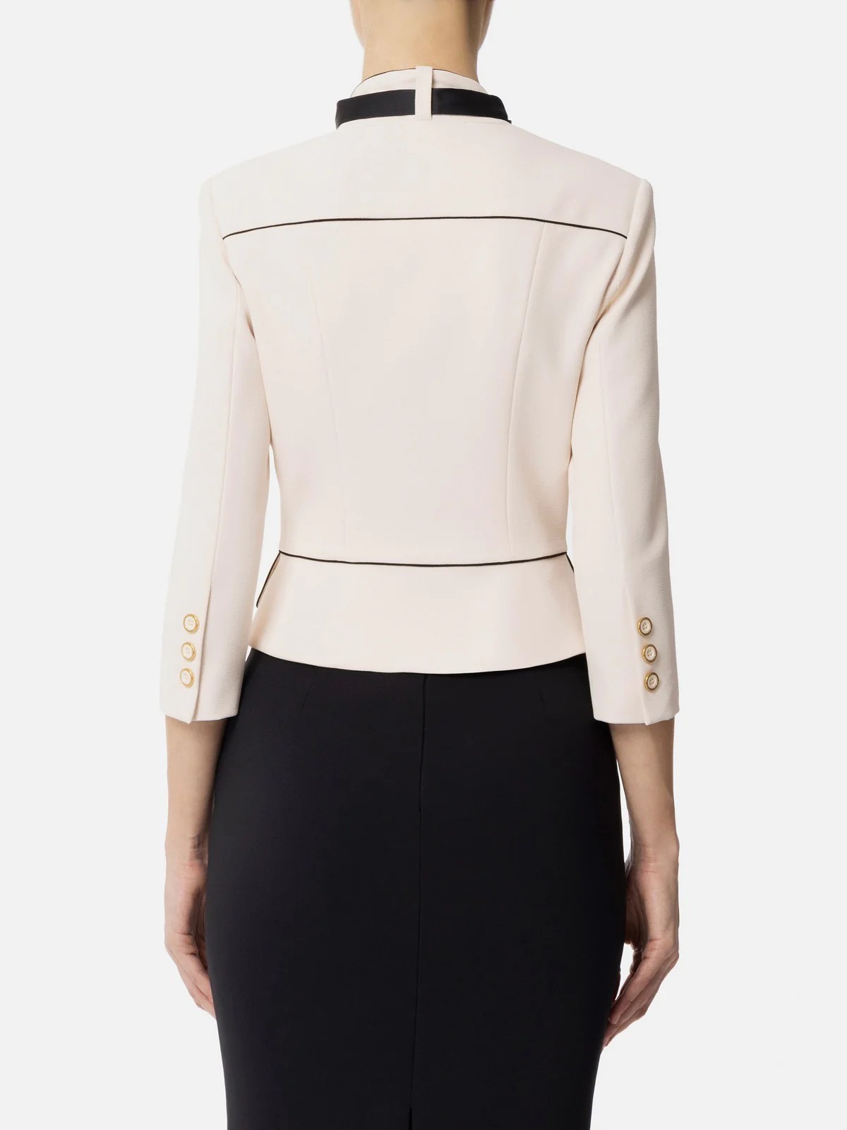 ELISABETTA FRANCHI Giacca Donna  GIT5151E2-E84 Beige - Image 4