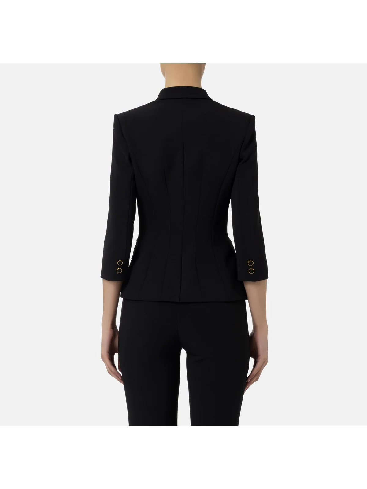 ELISABETTA FRANCHI Giacca Donna  GIT6141E2 110 Nero - Image 4