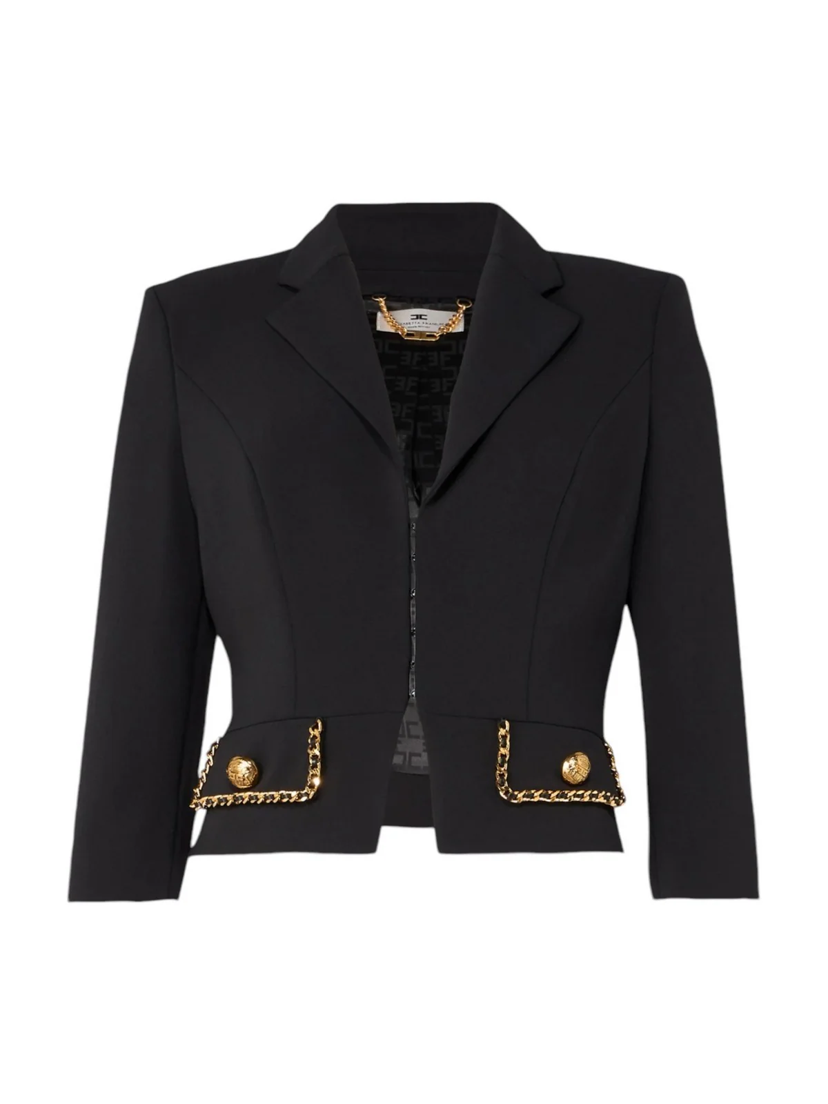 ELISABETTA FRANCHI Giacca Donna GIT8546E2 110 Nero