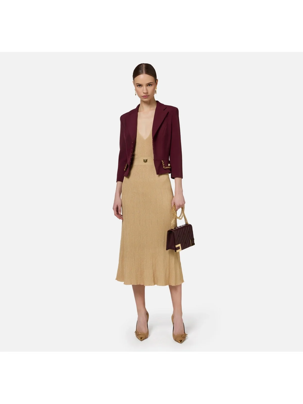 ELISABETTA FRANCHI Giacca Donna  GIT8546E2 CG3 Rosso - Image 2
