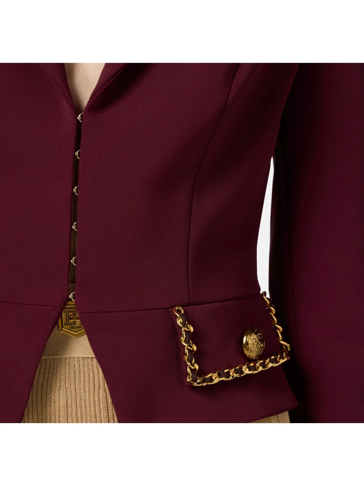 ELISABETTA FRANCHI Giacca Donna  GIT8546E2 CG3 Rosso - Image 4